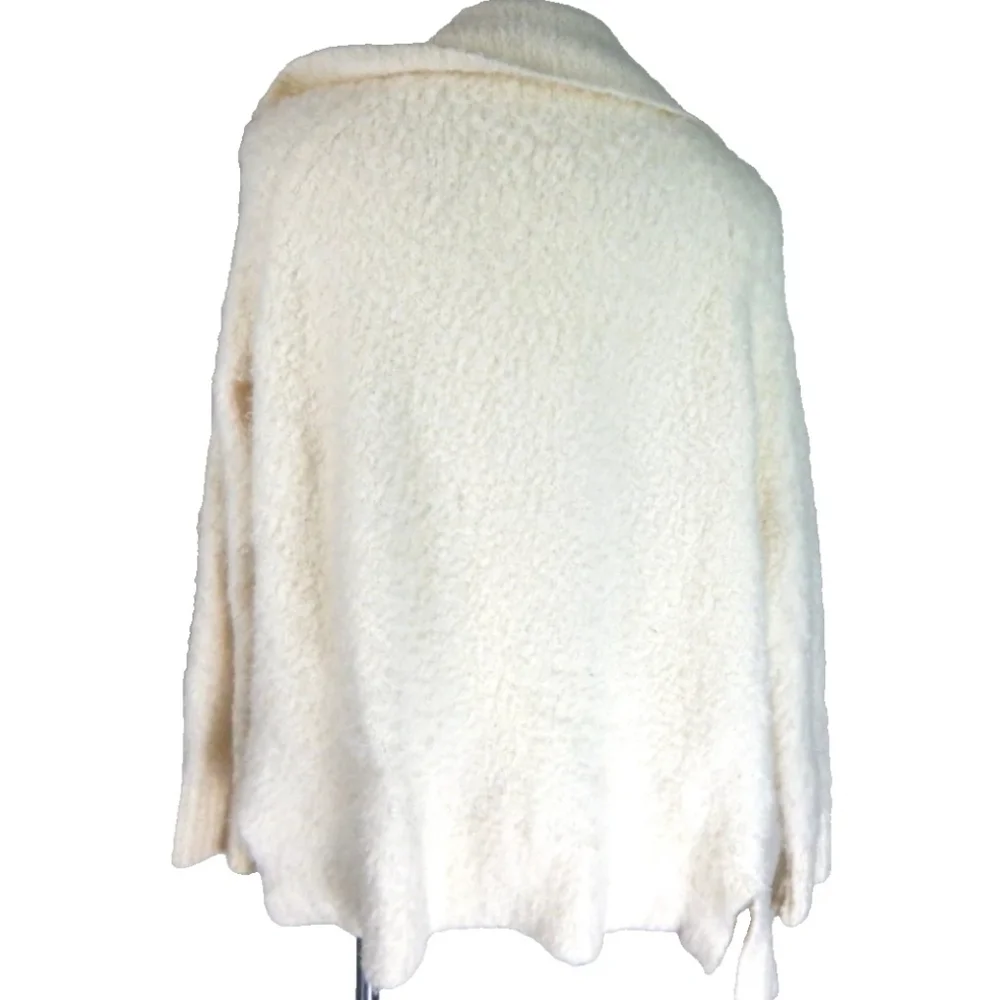 Sleeping On Snow Anthropologie Fuzzy Knit Open Front Cardigan